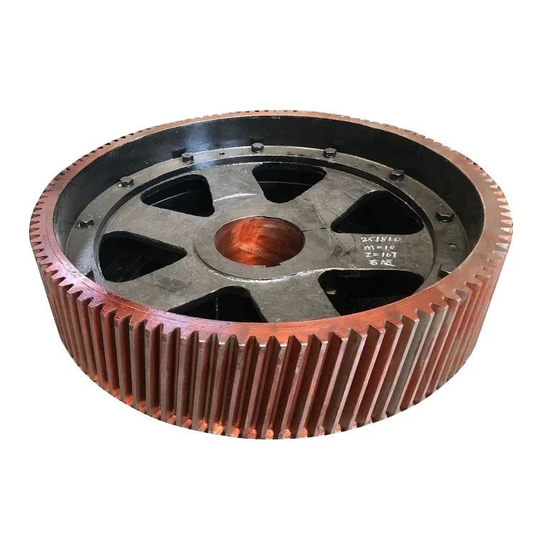 17CrNiMo6 Case hardened HRC 58-62 Heat Treated Gears for Flying Shear with tooth grinding
17CrNiMo6 Case hardened HRC 58-62 Heat Treated Gears for Flying Shear with tooth grinding
