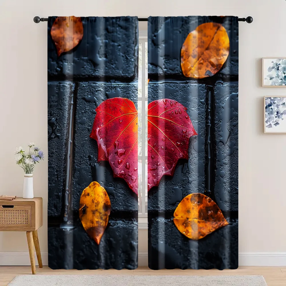 2pc, Drapes Red Maple Leaf and Water Drop Versatile 100% Polyester,Without Electricity Party Decorations Use for Office
2pc, Drapes Red Maple Leaf and Water Drop Versatile 100% Polyester,Without Electricity Party Decorations Use for Office