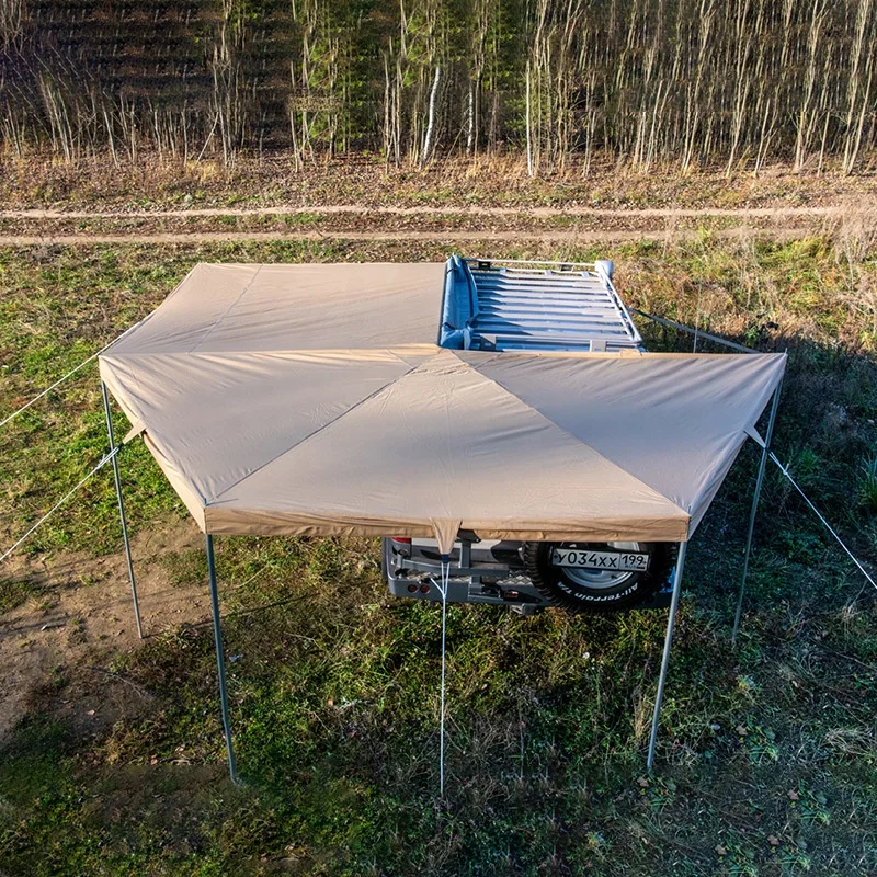 Foxwing 4x4 Car Side Awning with Annex Room 270 Degree Retractable Waterproof Oxford Fabric Outdoor 4WD 270 Awning Walls
Foxwing 4x4 Car Side Awning with Annex Room 270 Degree Retractable Waterproof Oxford Fabric Outdoor 4WD 270 Awning Walls