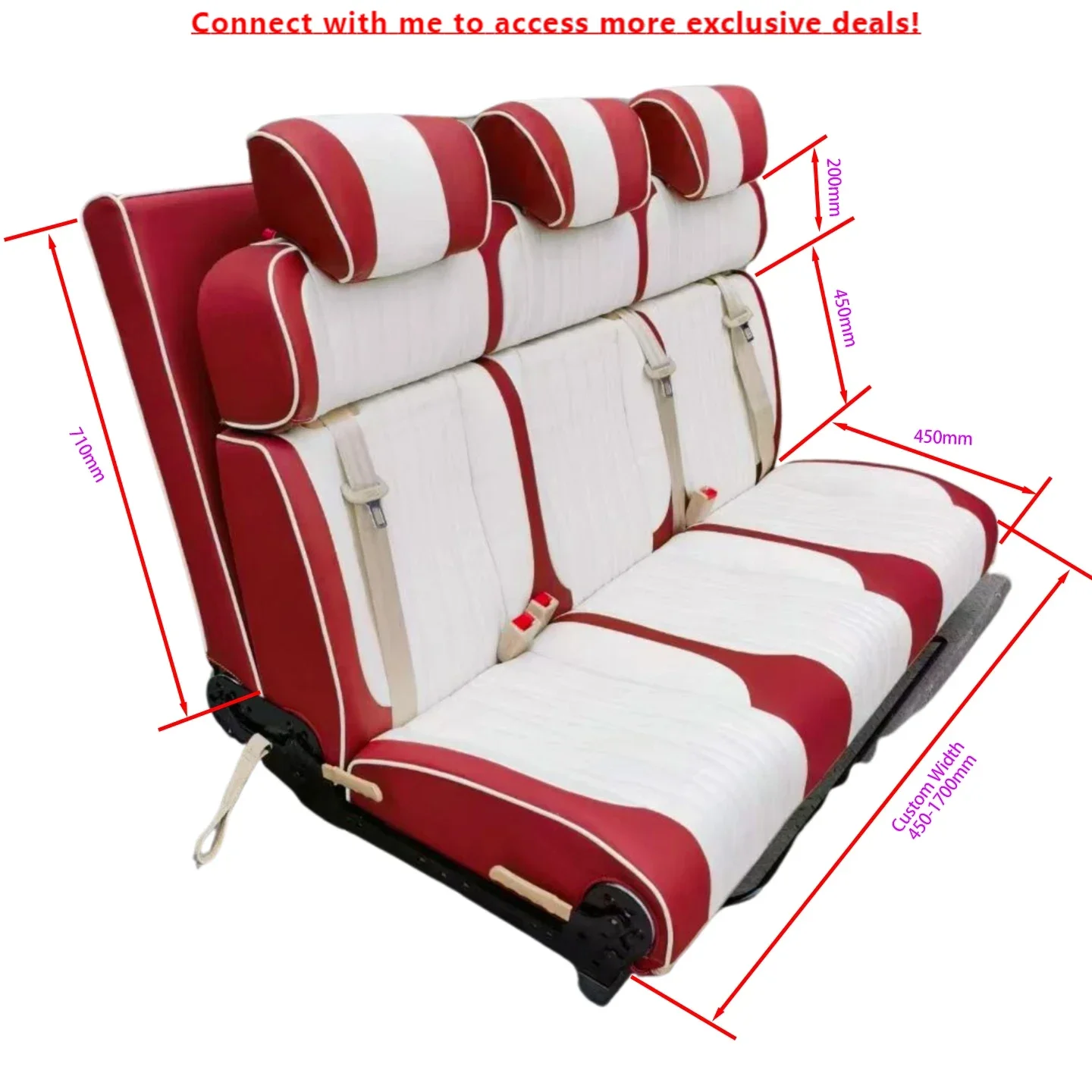 China Brand Height Backrest 3-fold Changeover Bed Seat Caravan Rv Revolving Multi Functional Seat Bed
China Brand Height Backrest 3-fold Changeover Bed Seat Caravan Rv Revolving Multi Functional Seat Bed