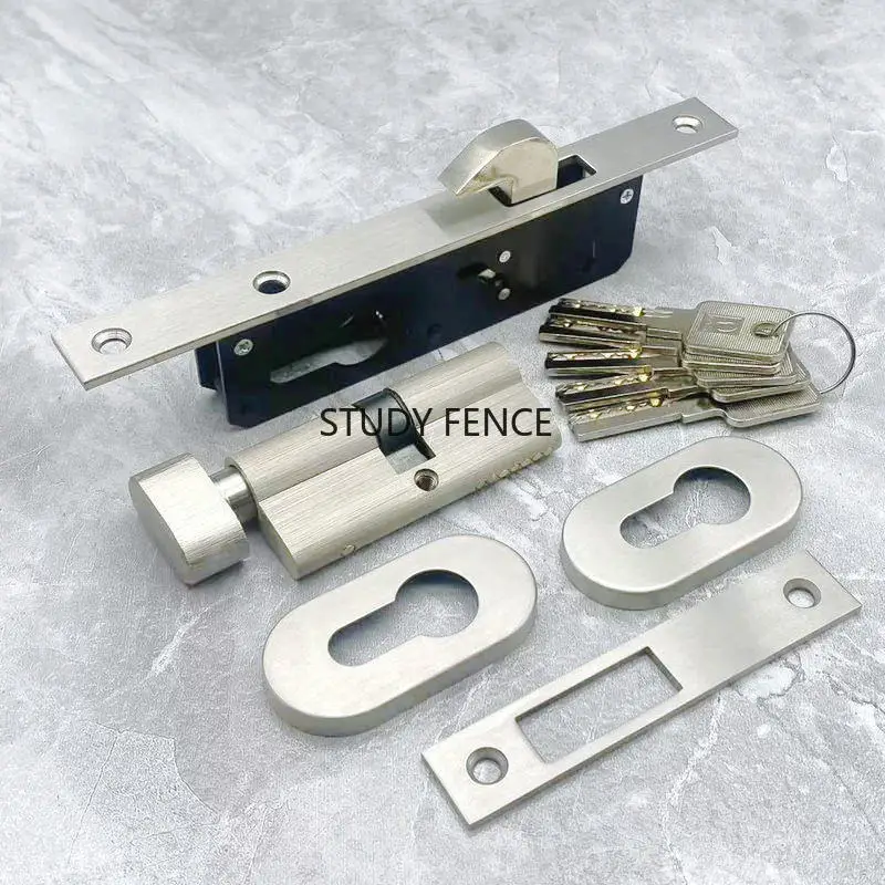 Stainless Steel 20 Hook Lock Body 60/70/80/90 Single-sided Lock Cylinder with Keys Hardware Accessories Indoor Door Lock Core
Stainless Steel 20 Hook Lock Body 60/70/80/90 Single-sided Lock Cylinder with Keys Hardware Accessories Indoor Door Lock Core