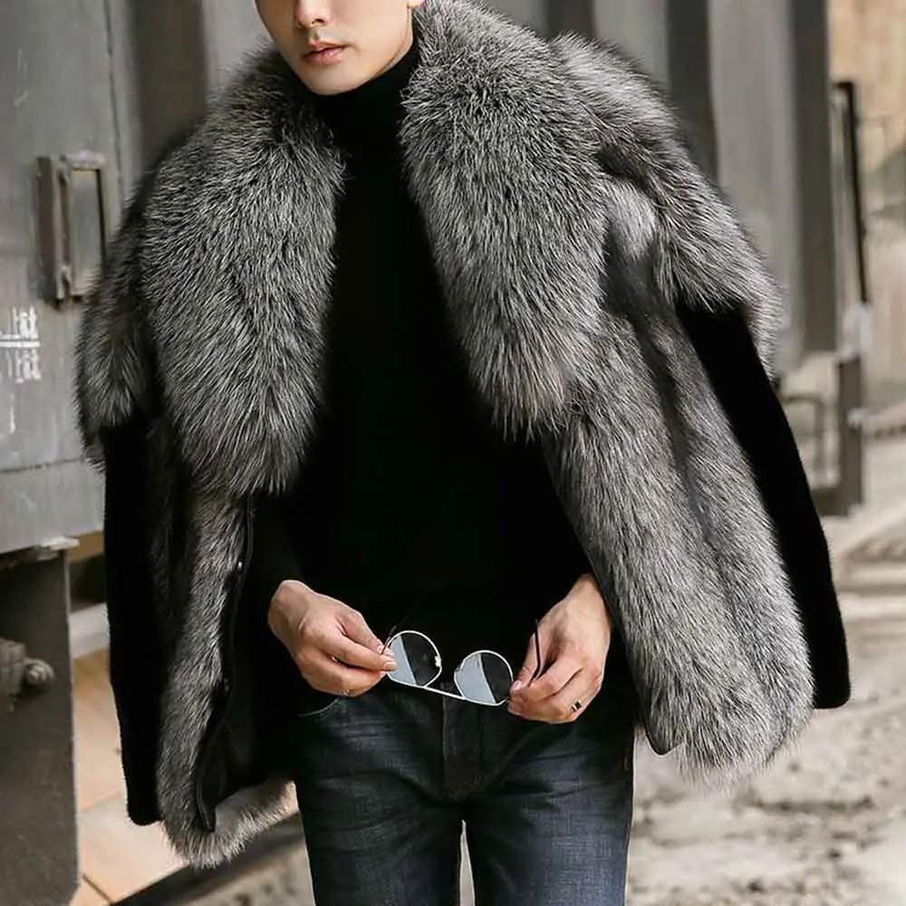 2025 Winter New Men's Mink Fur Long-Sleeved Jacket American Retro Fashion Trendy High Street Loose Casual Niche Men's Top
2025 Winter New Men's Mink Fur Long-Sleeved Jacket American Retro Fashion Trendy High Street Loose Casual Niche Men's Top