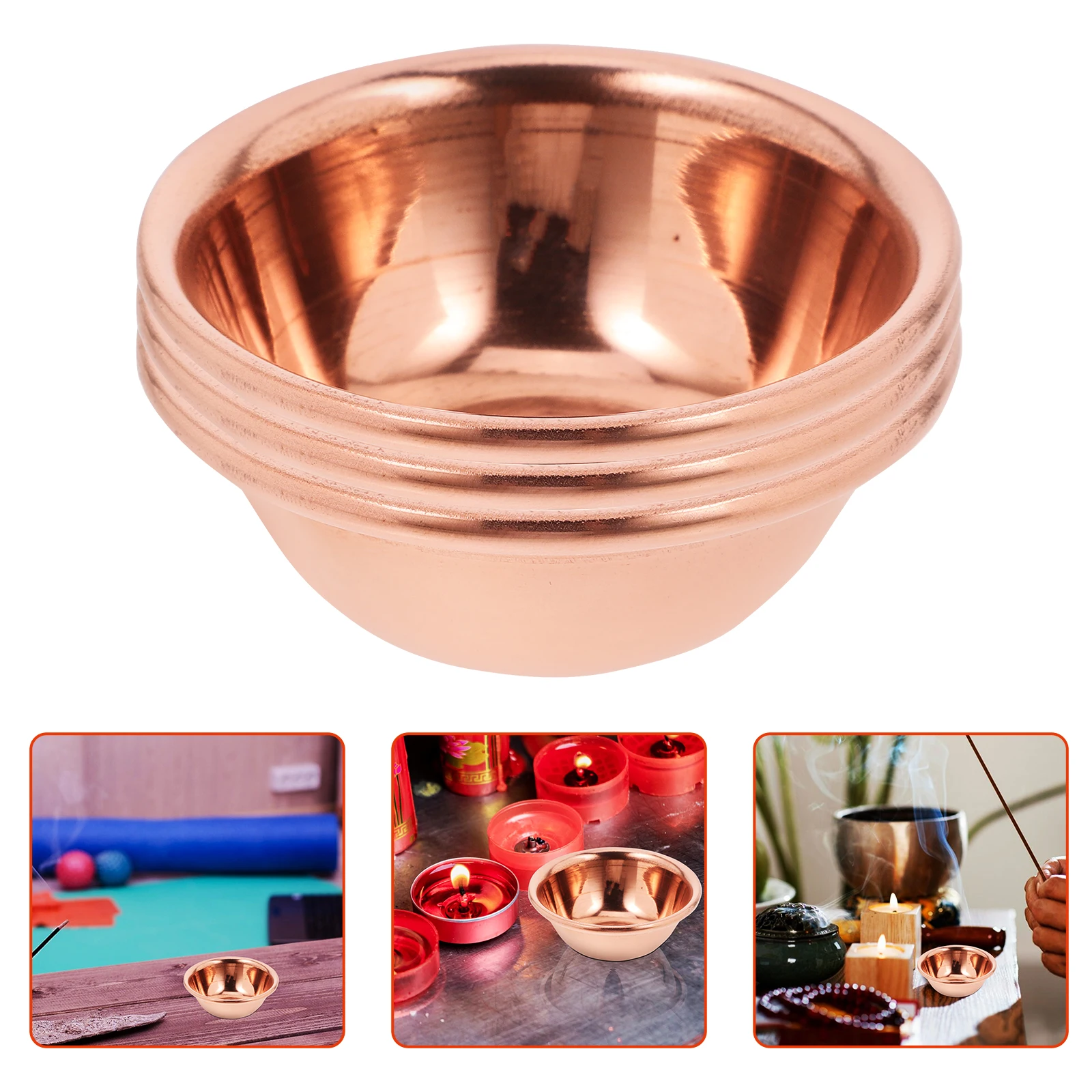 7 Pcs Meditation Yoga Burning Incense Bowl Adornment Brass Offering Desktop Bulk Sanskrit Decorative Worship Cup
7 Pcs Meditation Yoga Burning Incense Bowl Adornment Brass Offering Desktop Bulk Sanskrit Decorative Worship Cup