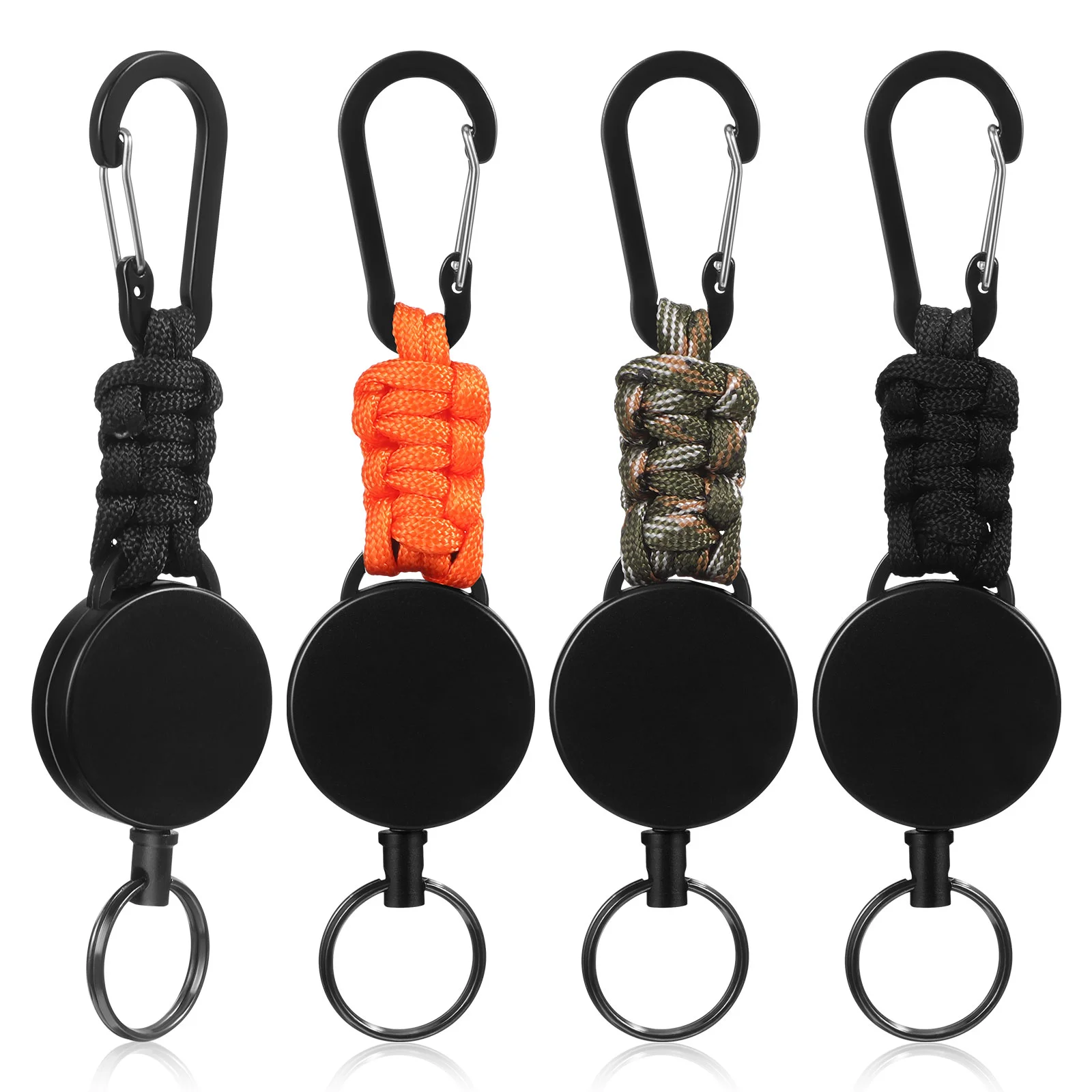 4 Pcs Retractable Key Chain Lanyard Holder Badge Holders Heavy Duty Keychain Clip Carabiner
4 Pcs Retractable Key Chain Lanyard Holder Badge Holders Heavy Duty Keychain Clip Carabiner