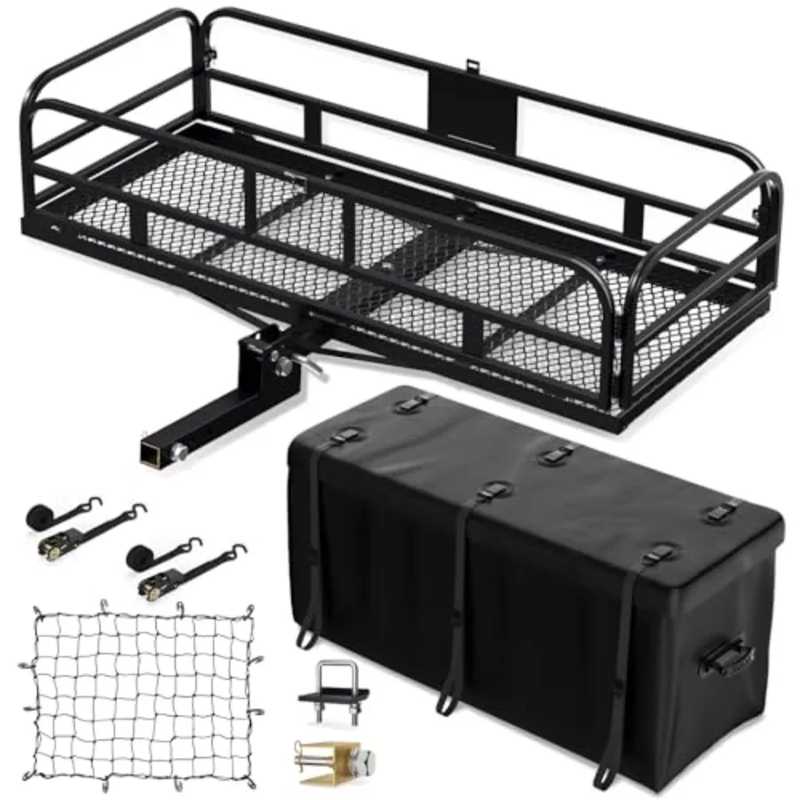 Грузовой багажник сцепного устройства емкостью 500 фунтов, автомобильные корзины для прицепа 60 x 24 x 14 подходят для 2 приемников с водонепроницаемой грузовой сумкой, грузовая сетка R
Грузовой багажник сцепного устройства емкостью 500 фунтов, автомобильные корзины для прицепа 60 x 24 x 14 подходят для 2 приемников с водонепроницаемой грузовой сумкой, грузовая сетка R