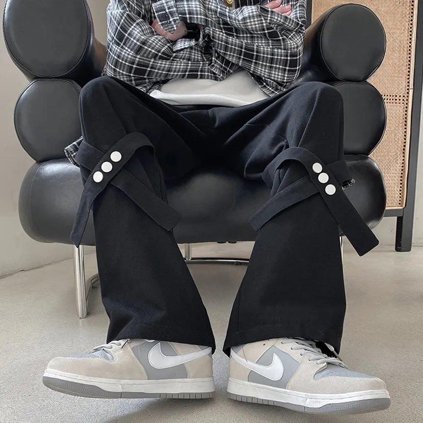 Men's Casual High-Waisted Straight Leg Pants Street Sle Loose Fit Trousers Spring Autumn Trendy Brand Faion Long Pants
Men's Casual High-Waisted Straight Leg Pants Street Sle Loose Fit Trousers Spring Autumn Trendy Brand Faion Long Pants