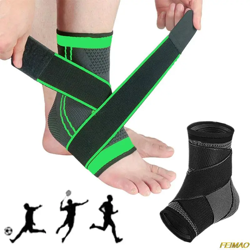 3D Compression Ankle Brace Nylon Bandage Ankle Support Protector Wrist Sports Running Cycling Basketball Ankle Protector
3D Compression Ankle Brace Nylon Bandage Ankle Support Protector Wrist Sports Running Cycling Basketball Ankle Protector