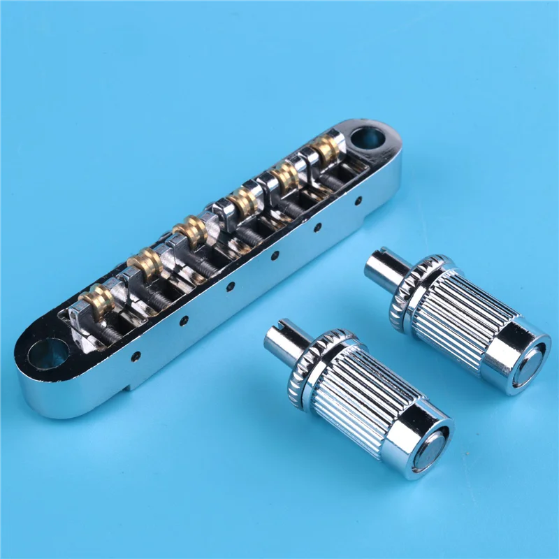 XFDZ-6X Silver Tune-O-Matic Electric Roller Saddle Bridge Lp Electric Guitar Bridge Made In Korea
XFDZ-6X Silver Tune-O-Matic Electric Roller Saddle Bridge Lp Electric Guitar Bridge Made In Korea