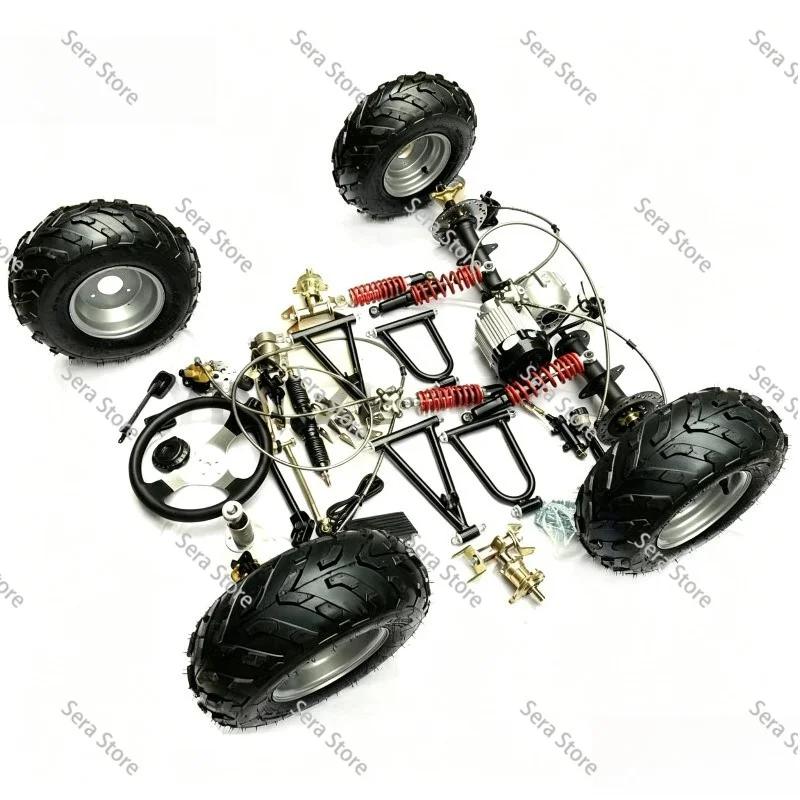 Diy Electric Four-wheeled Kart Accessories Front SuspensionSteering Differential Shaft DriveMotor Rear Axle Front and RearBrakes
Diy Electric Four-wheeled Kart Accessories Front SuspensionSteering Differential Shaft DriveMotor Rear Axle Front and RearBrakes