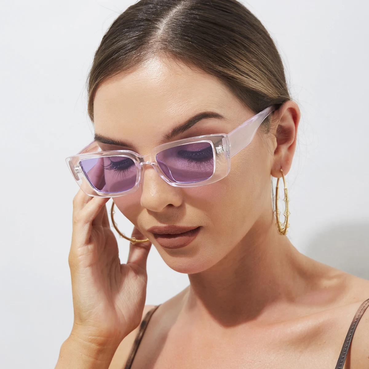 Hiking New Women Rectangle Anti Light Glasses Brand Designer Cat Eye Glasses Female Lady Eyeglass Colorful Frame Goggles UV400
Hiking New Women Rectangle Anti Light Glasses Brand Designer Cat Eye Glasses Female Lady Eyeglass Colorful Frame Goggles UV400