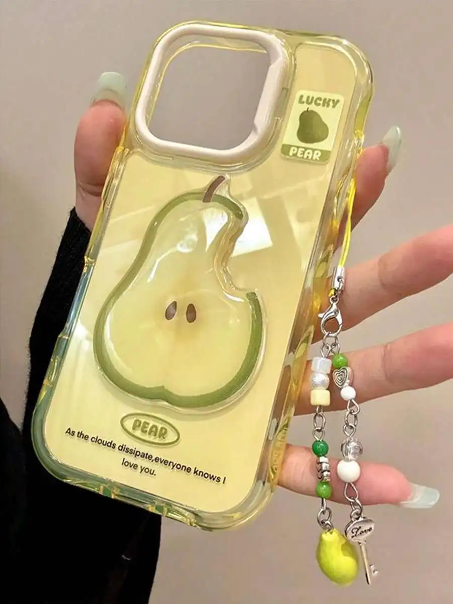 3D Pear Fruit Phone Case With Hanging Chain For iPhone 16 15 14 13 12 11 Pro Max Full Coverage Protective Cover
3D Pear Fruit Phone Case With Hanging Chain For iPhone 16 15 14 13 12 11 Pro Max Full Coverage Protective Cover