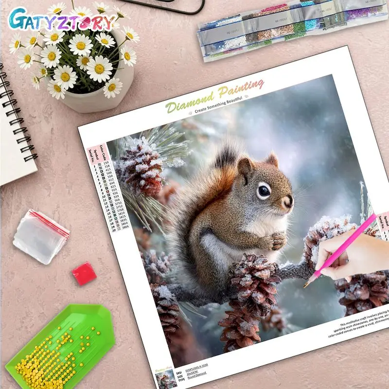 Diamond Painting Kit Art Supplies Diamond Embroidery Squirrel Full Round/Square Diamond Art For Beginners Create Wall Art
Diamond Painting Kit Art Supplies Diamond Embroidery Squirrel Full Round/Square Diamond Art For Beginners Create Wall Art