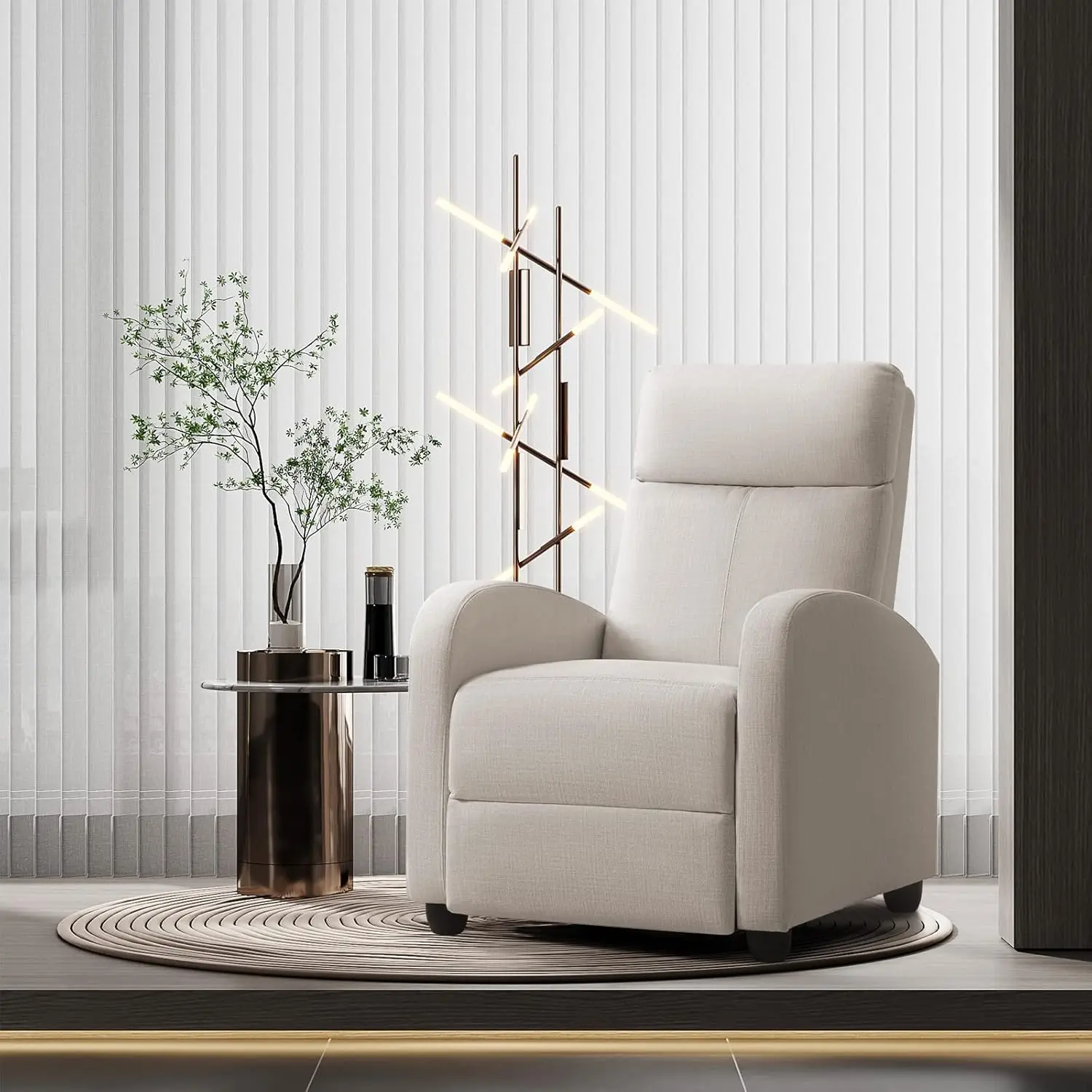 Recliner Chair Adjustable Home Theater Single Recliner Sofa Furniture with Thick Seat Cushion
Recliner Chair Adjustable Home Theater Single Recliner Sofa Furniture with Thick Seat Cushion