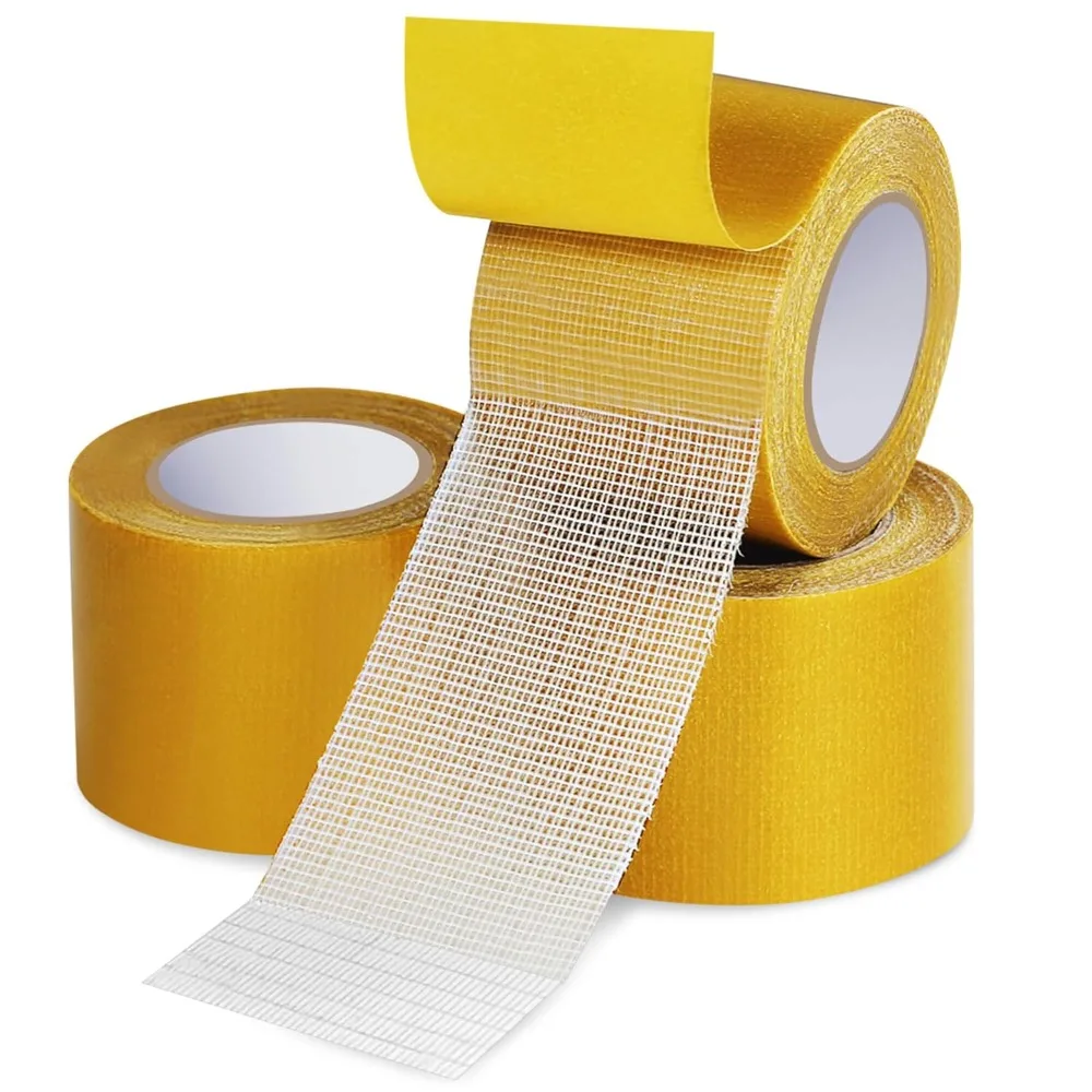 3 Rolls Tearable Double Sided Tape - 2”x 33 Ft Per Roll Heavy-Duty Removable Adhesive No-Scissors Hand-Tear Design Strong Hold No Residue Waterproof Multipurpose Mounting Tape for Carpets Photo Walls
3 Rolls Tearable Double Sided Tape - 2”x 33 Ft Per Roll Heavy-Duty Removable Adhesive No-Scissors Hand-Tear Design Strong Hold No Residue Waterproof Multipurpose Mounting Tape for Carpets Photo Walls