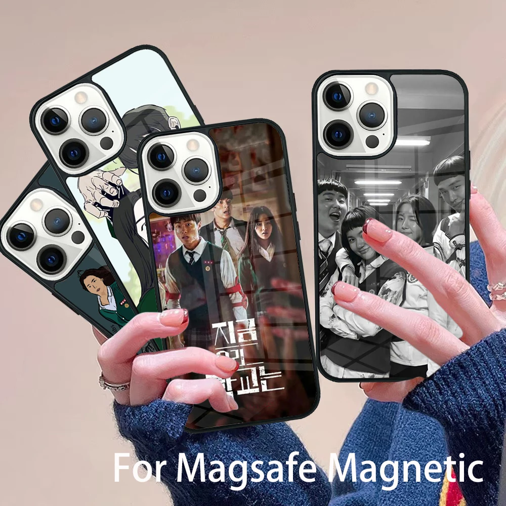 All of us are dead Phone Case Magesafe Magnetic Wireless Charge Cover For IPhone 16 11 12 13 14 15 Pro Max Plus Mini
All of us are dead Phone Case Magesafe Magnetic Wireless Charge Cover For IPhone 16 11 12 13 14 15 Pro Max Plus Mini