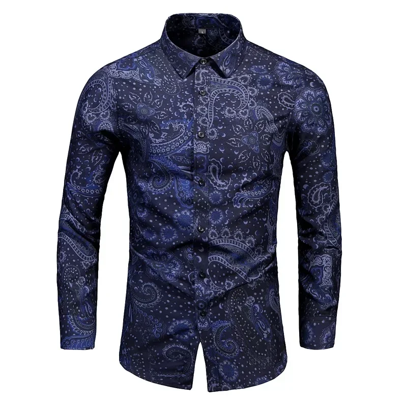 2023 New Spring and Autumn Men's Long Sleeve Printed Shirt Plus Size Loose Fragmented Flower Men's Casual Shirt
2023 New Spring and Autumn Men's Long Sleeve Printed Shirt Plus Size Loose Fragmented Flower Men's Casual Shirt