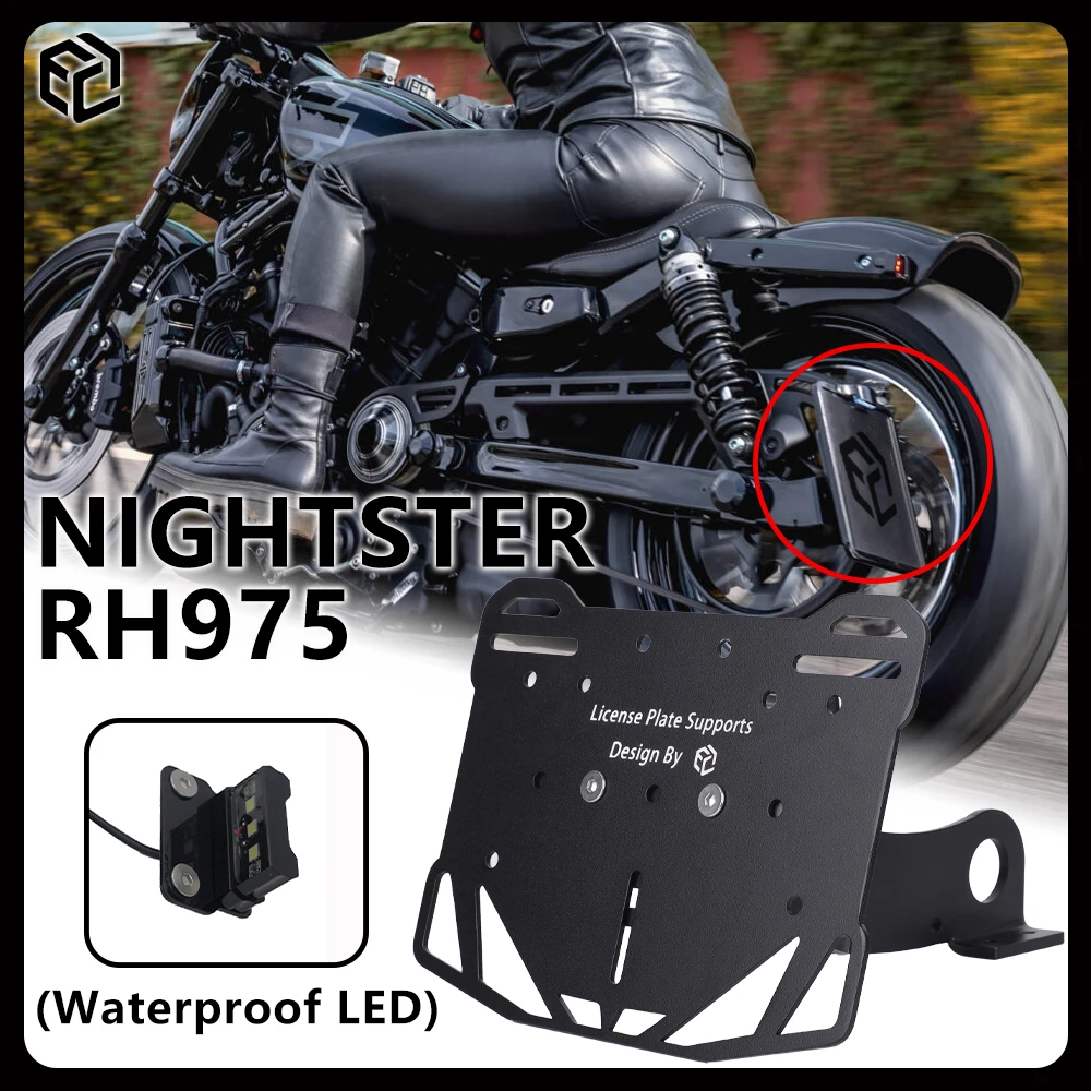 Светодиодный кронштейн для перемещения заднего номерного знака из алюминиевого сплава для Harley Nightster 975/RH975/RH975S/Tail Tidy, идеально подходит для Bobber
Светодиодный кронштейн для перемещения заднего номерного знака из алюминиевого сплава для Harley Nightster 975/RH975/RH975S/Tail Tidy, идеально подходит для Bobber