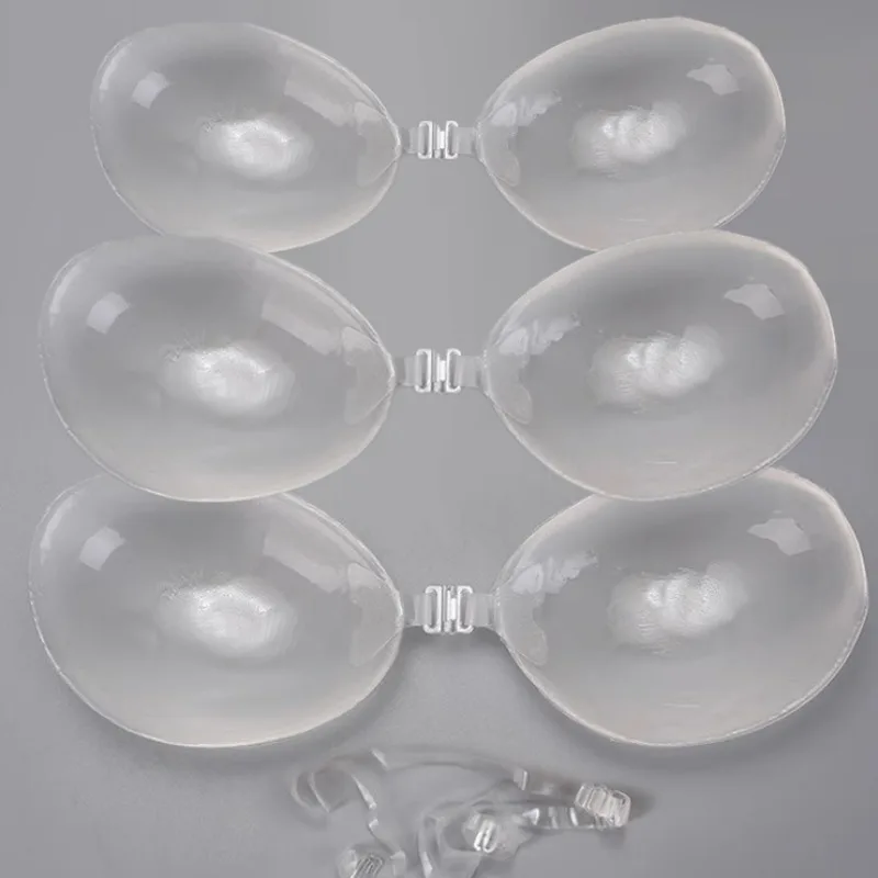 Transparent Silicone Bra Invisible Push Up Sexy Strapless Bra Stealth Adhesive Backless Breast Women Sticky Wedding Bikini Bras
Transparent Silicone Bra Invisible Push Up Sexy Strapless Bra Stealth Adhesive Backless Breast Women Sticky Wedding Bikini Bras