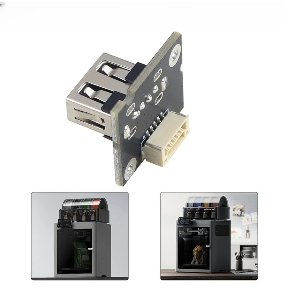 USB Interface Board for X2D and For P2S For 3D Printers Includes PCB Board Connecting Cable Terminal Block and Hardware
USB Interface Board for X2D and For P2S For 3D Printers Includes PCB Board Connecting Cable Terminal Block and Hardware
