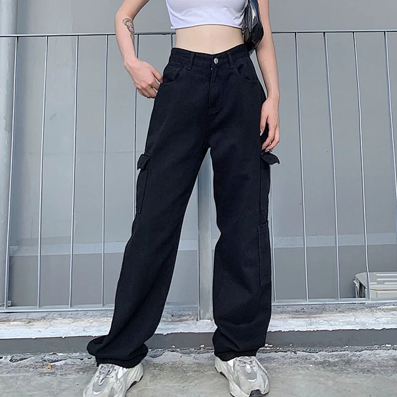 Casual Loose Cargo Pants Low Waist Retro Grey Loose Street Jeans Ladies Oversized High Street Sexy Y2k Straight Pants
Casual Loose Cargo Pants Low Waist Retro Grey Loose Street Jeans Ladies Oversized High Street Sexy Y2k Straight Pants