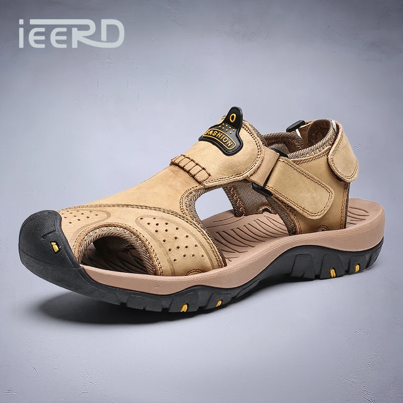 Outdoor Water Wading Leather Sandals Men Anti slip and Wear-resistant Summer Casual Shoes For Men Beach Sandals Soft Breathable
Outdoor Water Wading Leather Sandals Men Anti slip and Wear-resistant Summer Casual Shoes For Men Beach Sandals Soft Breathable