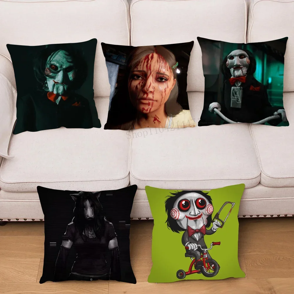 1pc Horror Movie Saw Anime Pillow Case Square Bedroom Sofa Leisure Comfort Cushion Car Living Room Home Decoration
1pc Horror Movie Saw Anime Pillow Case Square Bedroom Sofa Leisure Comfort Cushion Car Living Room Home Decoration