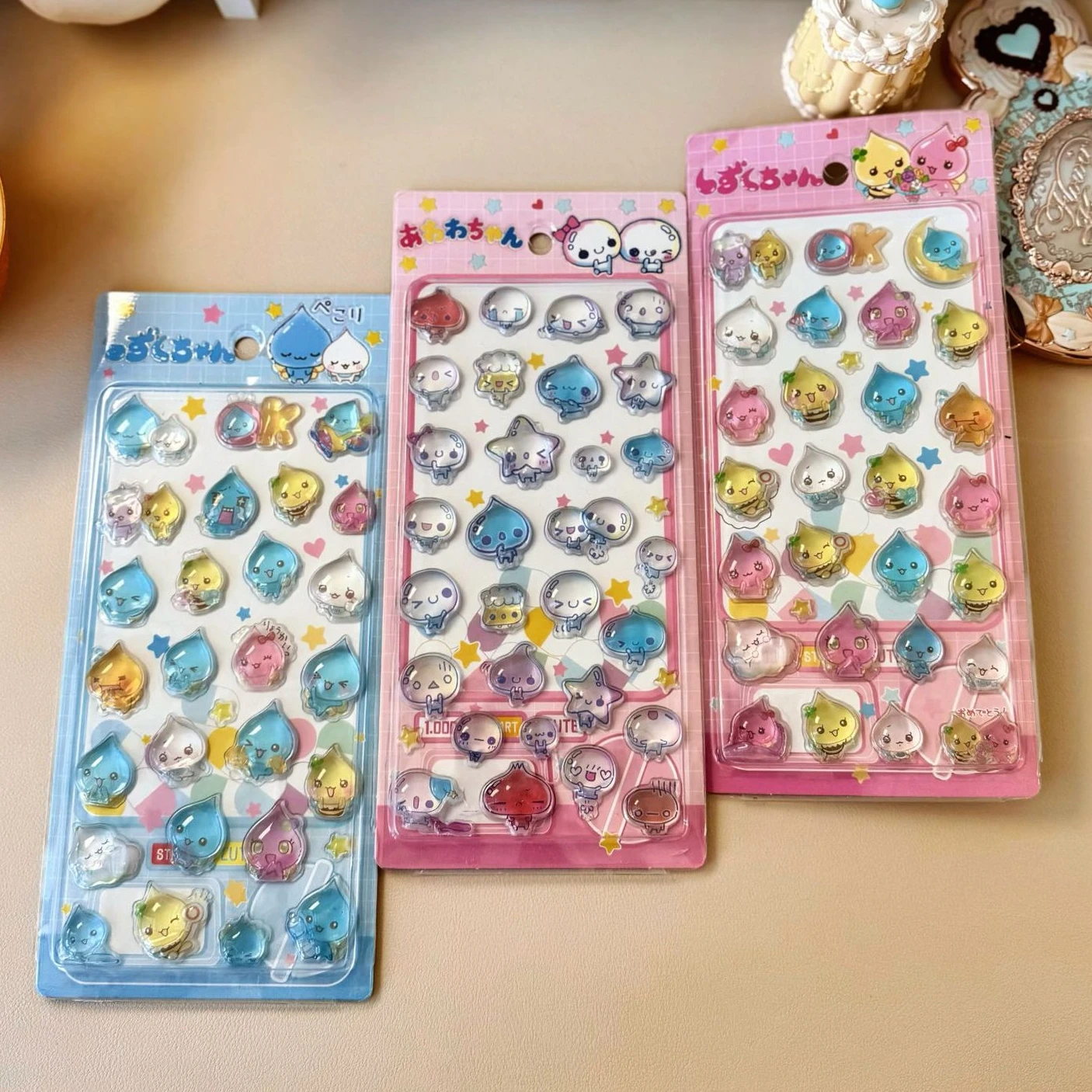 3D Crystal Cartoon Raindrop Stickers Cute Glitter Raised Relief DIY Decoration For Resin Craft Scrapbooking Journal Kids Gifts
3D Crystal Cartoon Raindrop Stickers Cute Glitter Raised Relief DIY Decoration For Resin Craft Scrapbooking Journal Kids Gifts