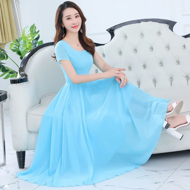 Summer Vintage Casual Beach Maxi Sundress Korean Women Bodycon Sexy Black Party Vestidos Elegant Solid Chiffon Boho Dresses L243
Summer Vintage Casual Beach Maxi Sundress Korean Women Bodycon Sexy Black Party Vestidos Elegant Solid Chiffon Boho Dresses L243