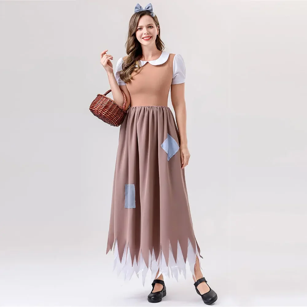 Ladies Farm Manor Maid Dress Anime Fairy Tales Princess Cinderella Cosplay Manor Maid Dress Party Stage Performance Costume
Ladies Farm Manor Maid Dress Anime Fairy Tales Princess Cinderella Cosplay Manor Maid Dress Party Stage Performance Costume