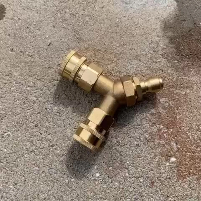 Garden Hose Quick Connection Triple Splitter Adapter 3/8inch Water Hose Connector Quick Release High Pressure Car Washer
Garden Hose Quick Connection Triple Splitter Adapter 3/8inch Water Hose Connector Quick Release High Pressure Car Washer