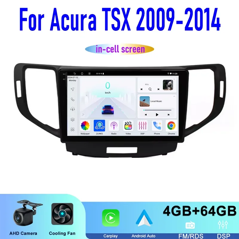 2 din Android 15 Auto Stereo Car radio For Acura TSX 2009-2014 Multimedia Wireless Apple Carplay Autoraido GPS navigation FM BT
2 din Android 15 Auto Stereo Car radio For Acura TSX 2009-2014 Multimedia Wireless Apple Carplay Autoraido GPS navigation FM BT