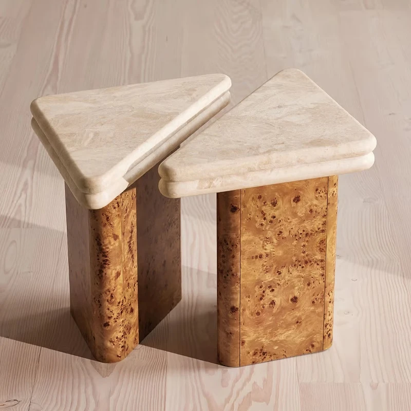 Moanro marble edge few tree tumor coffee table natural Maillard medieval designer bedside table Chinese small side table
Moanro marble edge few tree tumor coffee table natural Maillard medieval designer bedside table Chinese small side table