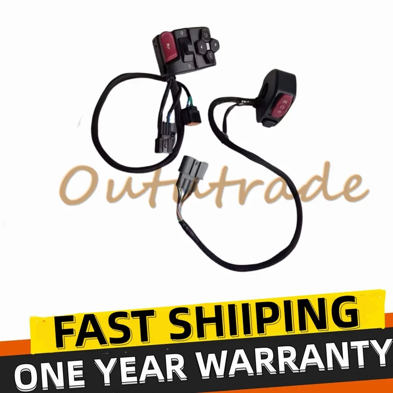 For CFMOTO motorcycle accessories 450SR CF400-6 left and right handle switch assembly ignition headlight switch
For CFMOTO motorcycle accessories 450SR CF400-6 left and right handle switch assembly ignition headlight switch