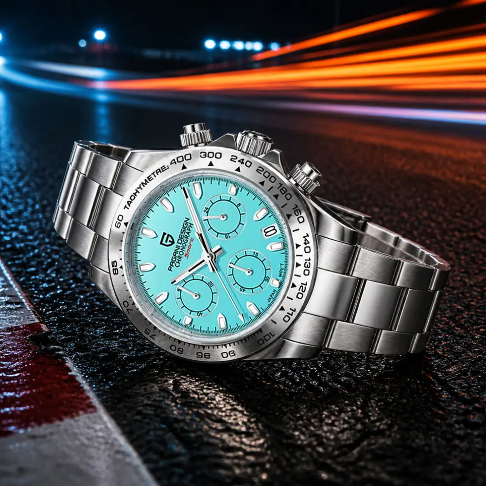 PAGANI DESIGN New VK63 Chronograph 40mm Men Watches Stainless Steel Waterproof Clock Top Brand Gift Quartz Wristwatch for Men's
PAGANI DESIGN New VK63 Chronograph 40mm Men Watches Stainless Steel Waterproof Clock Top Brand Gift Quartz Wristwatch for Men's