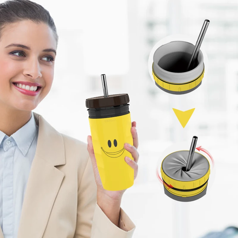 Portable Coffee Straw Cup French Coverless Cup Creative Twist Lid Thermos Double-walled Ice Cold Drink Coffee Juice Tea Cups
Portable Coffee Straw Cup French Coverless Cup Creative Twist Lid Thermos Double-walled Ice Cold Drink Coffee Juice Tea Cups