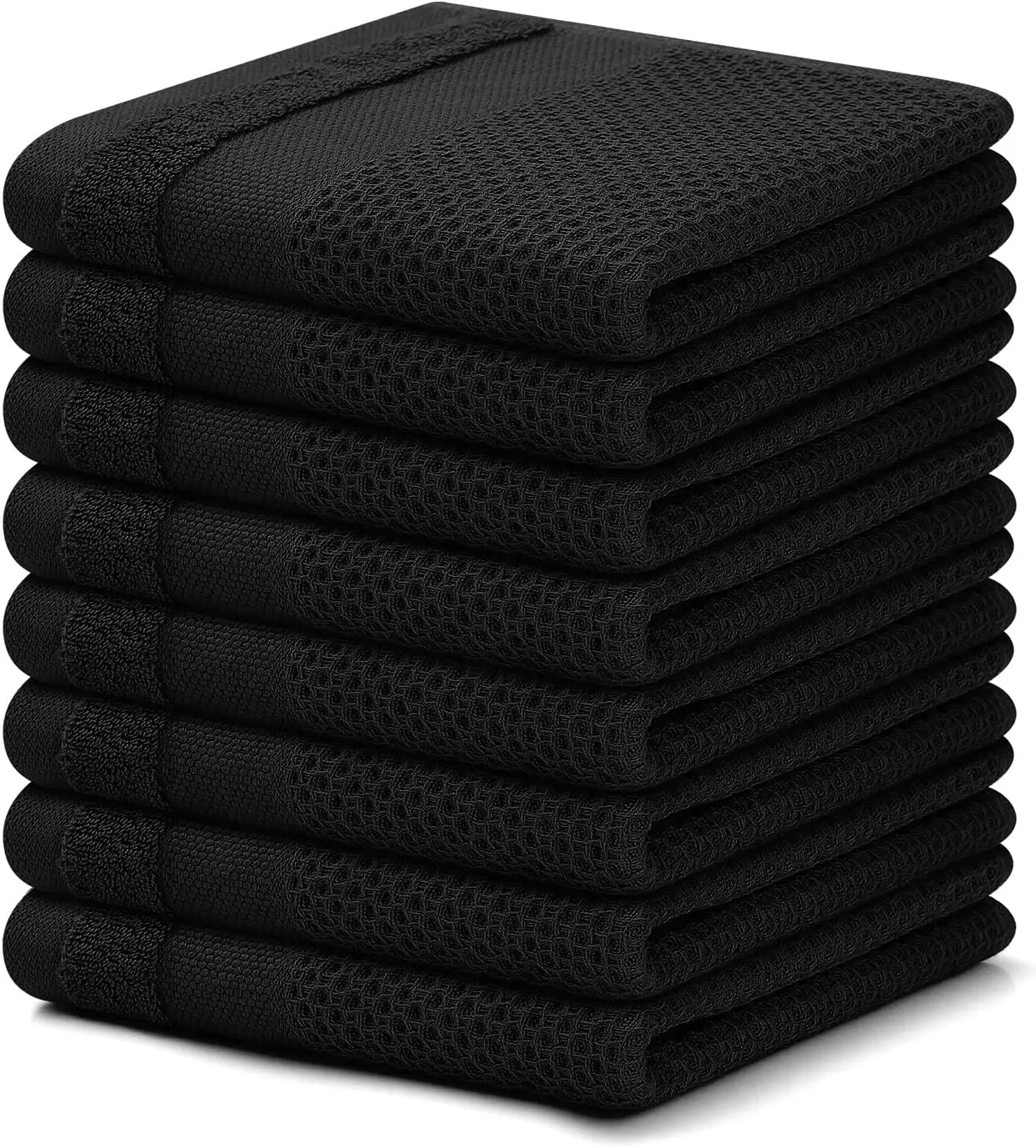 100% Cotton Waffle Dish Cloths, 8-Pack 12x12 Inches, Super Soft & Absorbent, Quick Drying, Black
100% Cotton Waffle Dish Cloths, 8-Pack 12x12 Inches, Super Soft & Absorbent, Quick Drying, Black