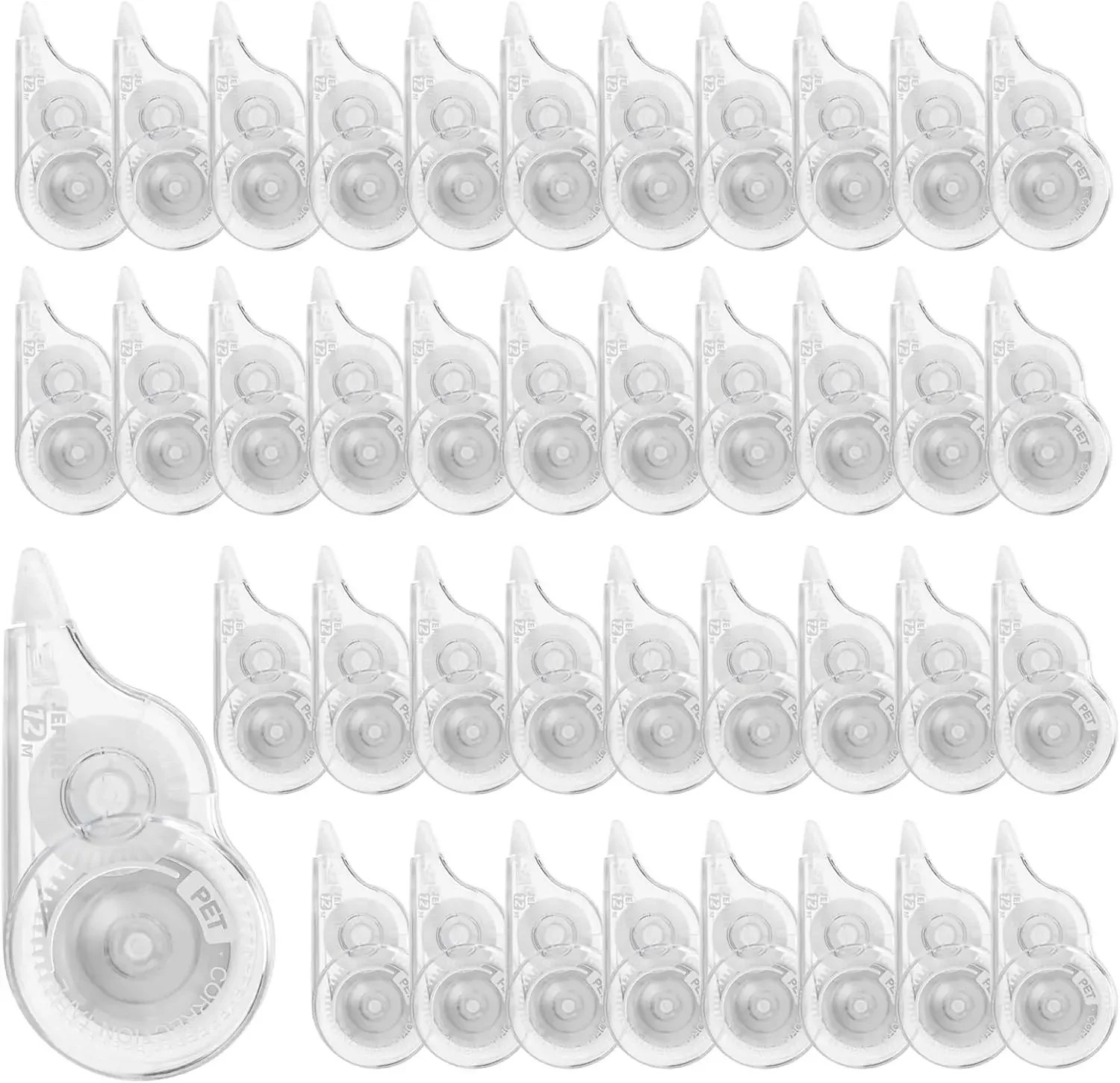 40 Pack Correction Tape 39.4 Ft White Tear-Resistant Bulk Instant Corrections Easy to Use Applicator for School Office Journal
40 Pack Correction Tape 39.4 Ft White Tear-Resistant Bulk Instant Corrections Easy to Use Applicator for School Office Journal