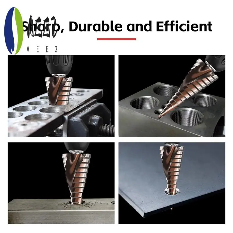AEE2-Step Drill Bit Set, 3Pcs Titanium Step Drill Bits, Metric 4Mm To 32Mm Drill Cone Bits For Metal, Wood, PVC
AEE2-Step Drill Bit Set, 3Pcs Titanium Step Drill Bits, Metric 4Mm To 32Mm Drill Cone Bits For Metal, Wood, PVC