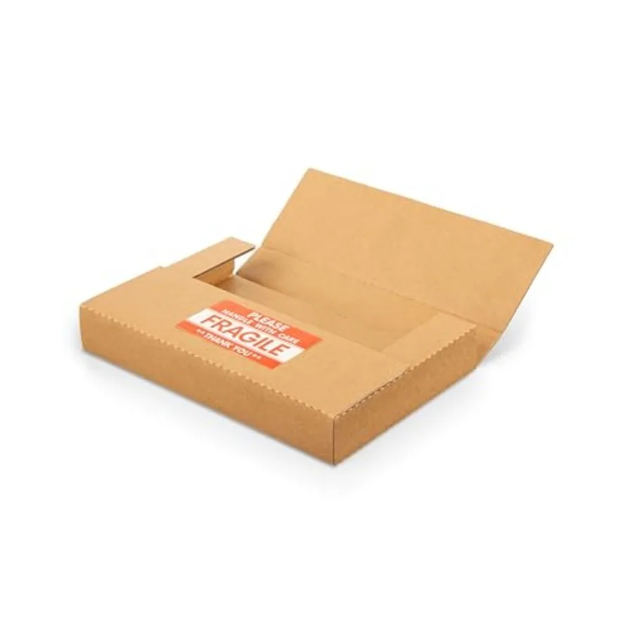 9x6x1.3 inch Corrugated Cardboard Boxes, Multi-Depth CD DVD Shipping Boxes with Fragile Stickers for Mailing, Storing, Packagin
9x6x1.3 inch Corrugated Cardboard Boxes, Multi-Depth CD DVD Shipping Boxes with Fragile Stickers for Mailing, Storing, Packagin