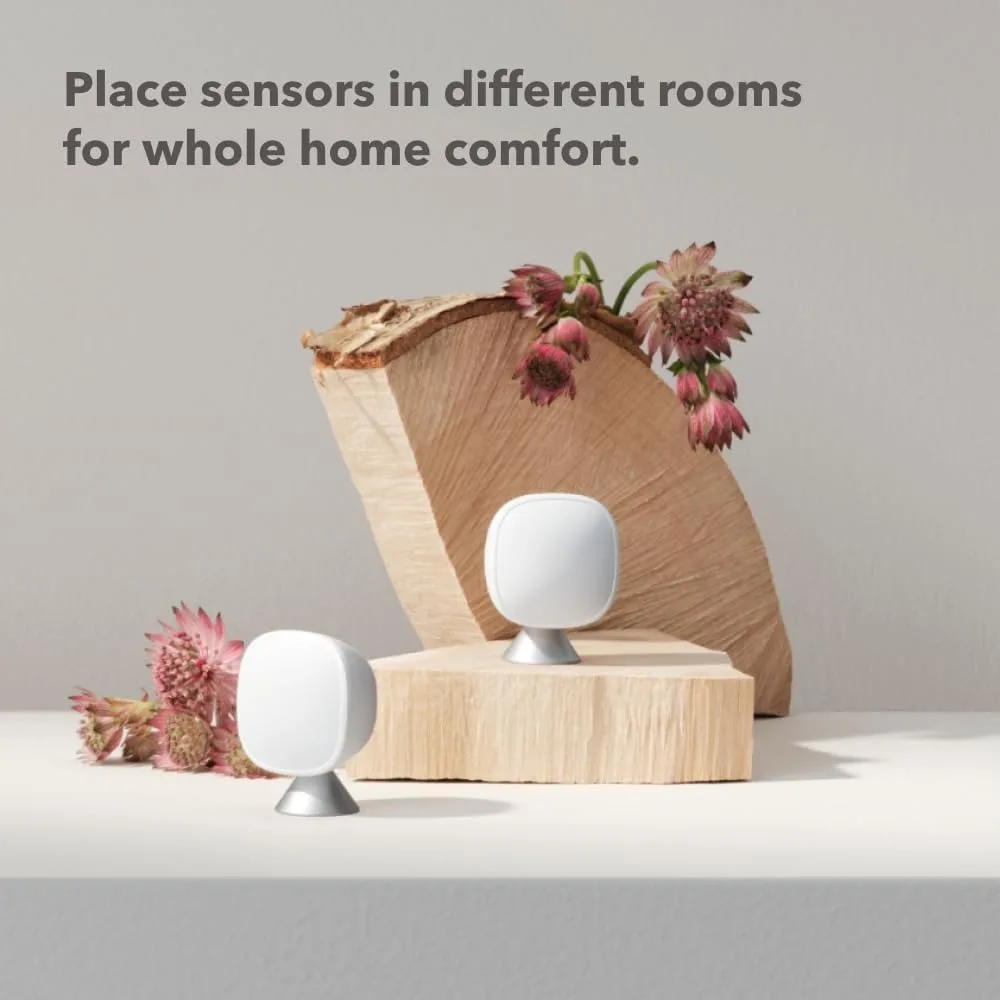 Smart Sensor 2 Pack - Comfort, Security, Energy Savings - Smart Home - Compatible with Smart Thermostats for Home
Smart Sensor 2 Pack - Comfort, Security, Energy Savings - Smart Home - Compatible with Smart Thermostats for Home