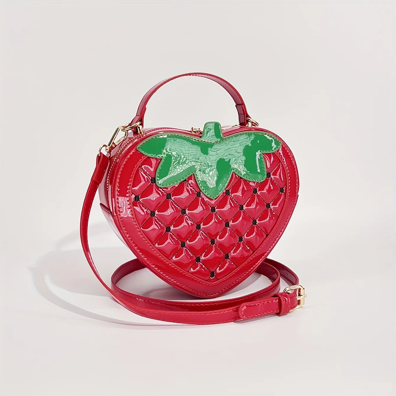 Сумка через плечо Strawberry Женская сумка через плечо с вышивкой клубники
Сумка через плечо Strawberry Женская сумка через плечо с вышивкой клубники