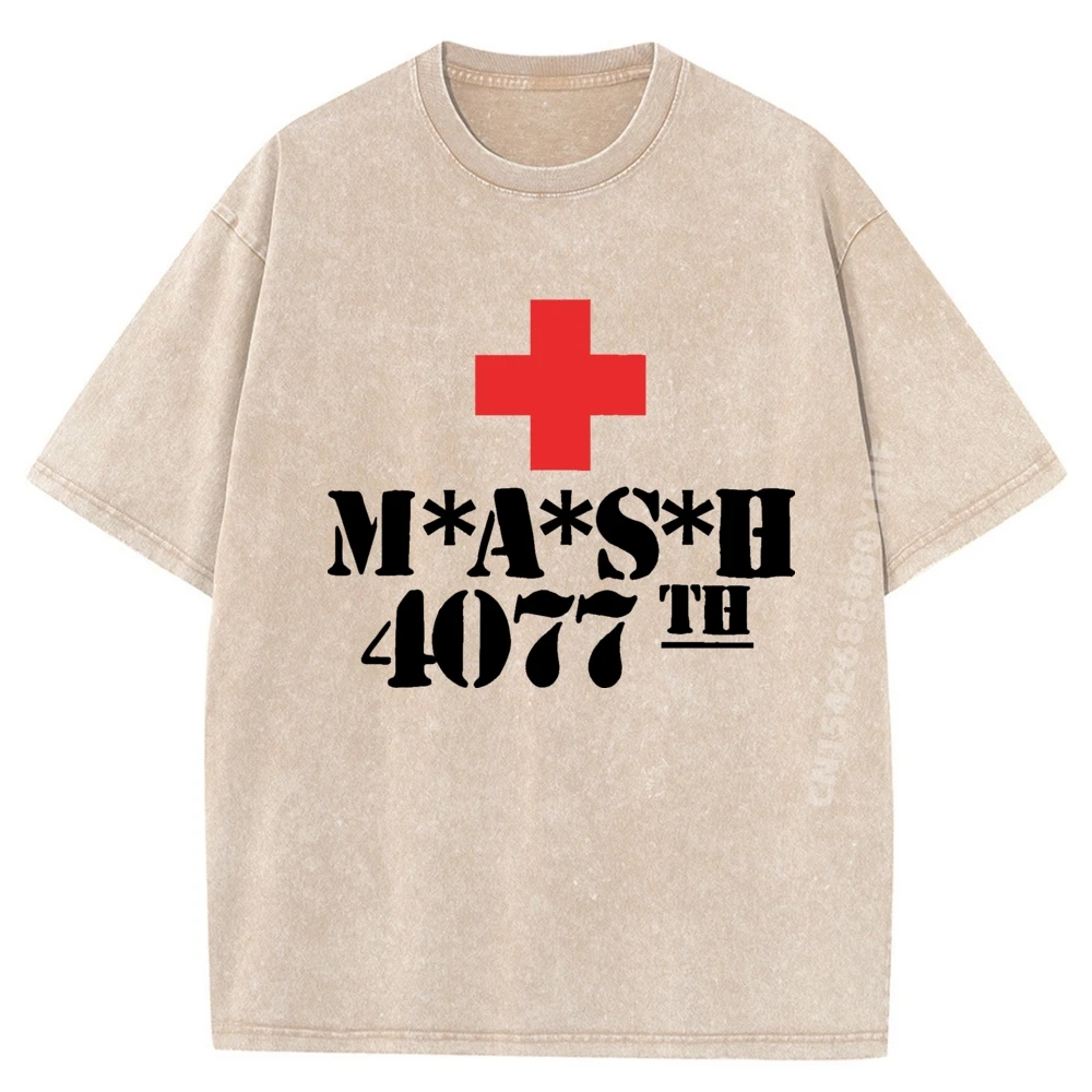 Newest Printed Tops Mash 4077th Free Shippping Items Lowest Prices Short Sleeve Tee Man Tops Tees Vintage Washed Clothes
Newest Printed Tops Mash 4077th Free Shippping Items Lowest Prices Short Sleeve Tee Man Tops Tees Vintage Washed Clothes