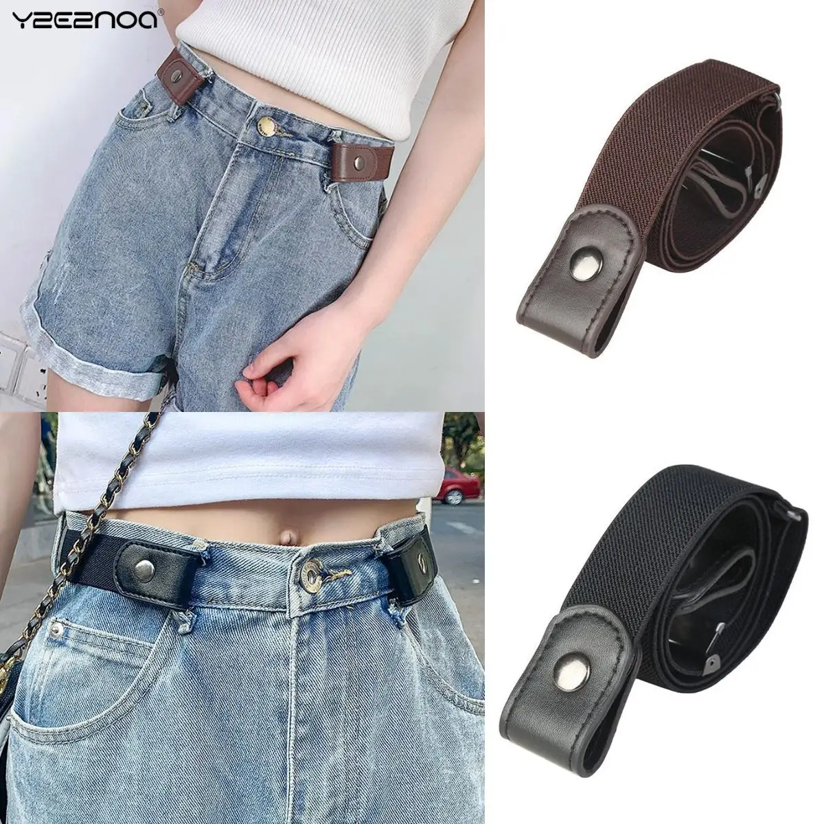Unisex Buckle-Free Elastic Belt for Jeans Pants Dress Stretch Waist for Adult Women Men No Buckle Without Buckles Free Belts
Unisex Buckle-Free Elastic Belt for Jeans Pants Dress Stretch Waist for Adult Women Men No Buckle Without Buckles Free Belts
