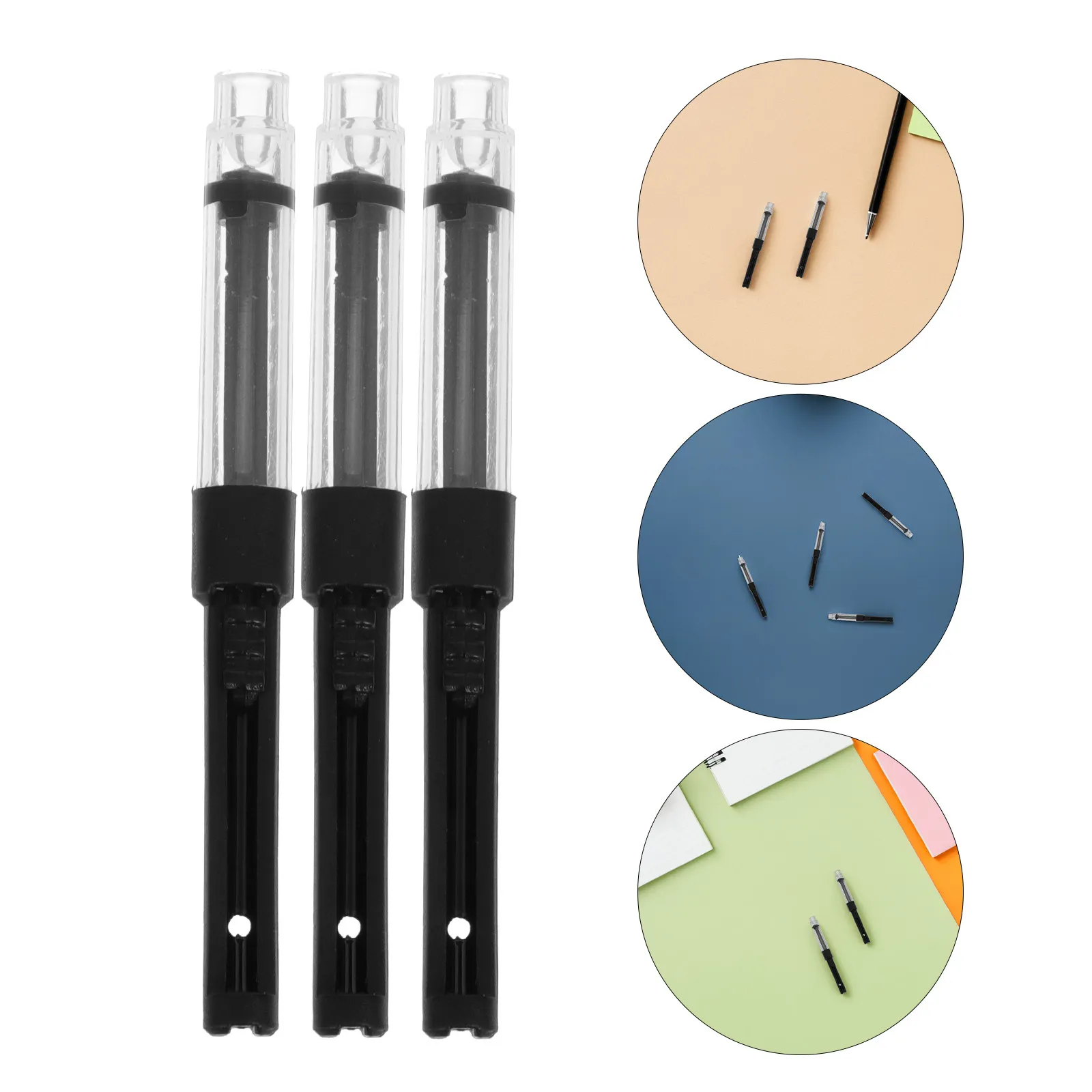 50Pcs Fountain Pen Converter Plastic Empty Cartridge Refillable Ink Container Precise Filling Tool for Fountain Pen Accessories
50Pcs Fountain Pen Converter Plastic Empty Cartridge Refillable Ink Container Precise Filling Tool for Fountain Pen Accessories