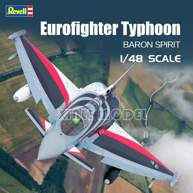 Revell Plastic Assembled Aircraft Model Kit 03848 Eurofighter Typhoon "Baron Spirit" 1/48
Revell Plastic Assembled Aircraft Model Kit 03848 Eurofighter Typhoon "Baron Spirit" 1/48
