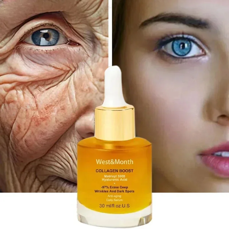 30ml Facial Collagen Serum Whitening Moisturising Fade Fine Lines Anti Wrinkle Anti Ageing Rejuvenate Your Face Cosmetics
30ml Facial Collagen Serum Whitening Moisturising Fade Fine Lines Anti Wrinkle Anti Ageing Rejuvenate Your Face Cosmetics