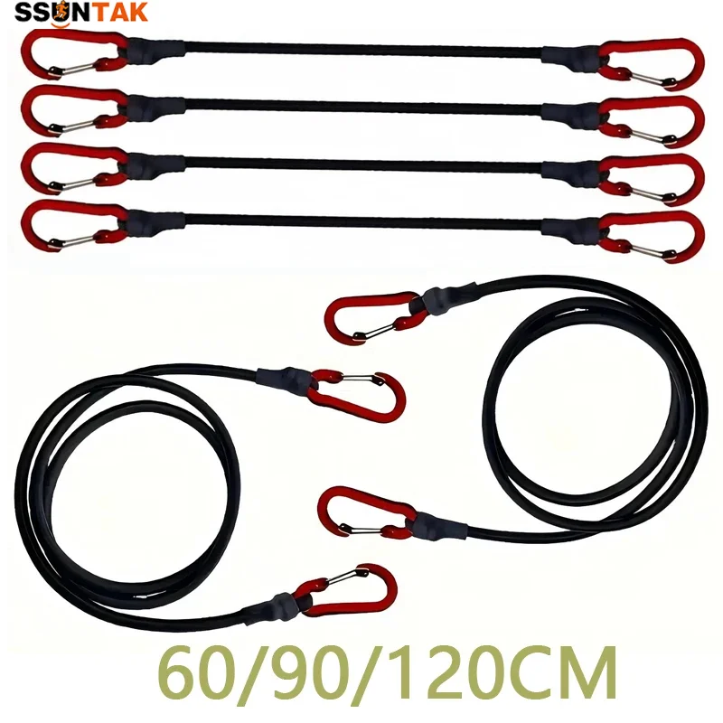 SSUNTAK 60/90/120CM Heavy Duty Elastic Bungee Cords Stretch Tie Strap for Camping Bike Car Luggage Roof Rack Outdoor Accessories
SSUNTAK 60/90/120CM Heavy Duty Elastic Bungee Cords Stretch Tie Strap for Camping Bike Car Luggage Roof Rack Outdoor Accessories