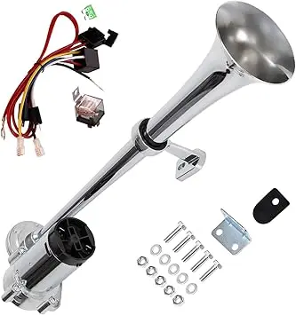 Air Horn for Truck 12V Loud Train Horn 150dB Airhorn Kit with Compressor for Any 12V Vehicles Trucks Lorries Trains Cars Boats
Air Horn for Truck 12V Loud Train Horn 150dB Airhorn Kit with Compressor for Any 12V Vehicles Trucks Lorries Trains Cars Boats