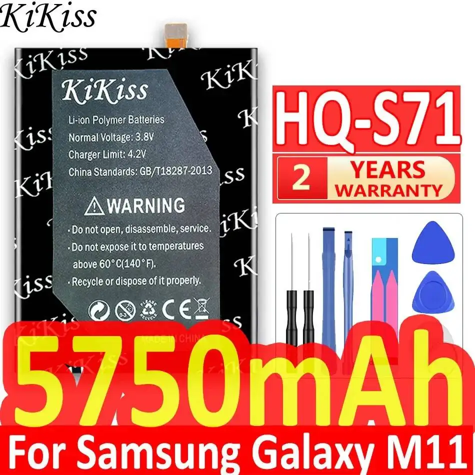 For Samsung Galaxy M11 Reliable Power Supply HQ-S71 Mobile Phone Battery 5750mAh
For Samsung Galaxy M11 Reliable Power Supply HQ-S71 Mobile Phone Battery 5750mAh