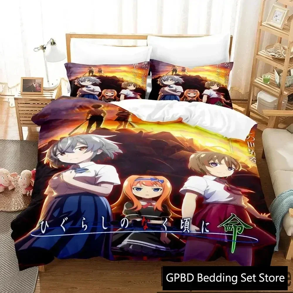 Luxury New 3D Print Anime Higurashi When They Cry Bedding Set Duvet Cover Bed Set Quilt Cover Pillowcase Queen Size Boys Adult
Luxury New 3D Print Anime Higurashi When They Cry Bedding Set Duvet Cover Bed Set Quilt Cover Pillowcase Queen Size Boys Adult